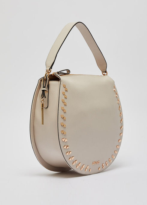 Borsa Donna a mano tonda con borchie Champagne LIU.JO- Francavilla Moda